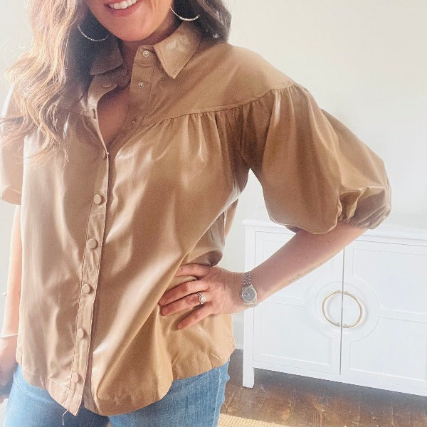 Modern Faux Real Top