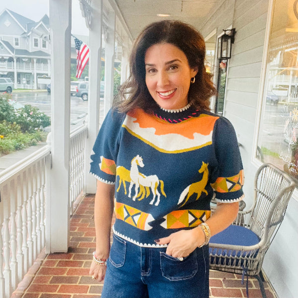 Sunset Stampede Sweater