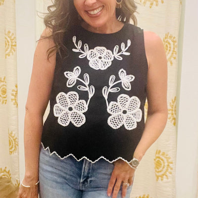 Fab in Floral Tank