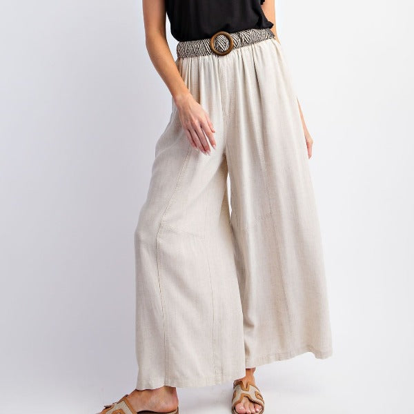 Oatmeal Wide Pants