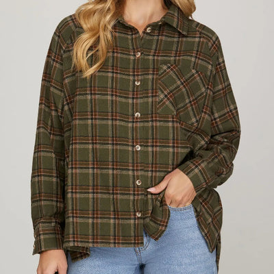 The Cabin Plaid Button Down