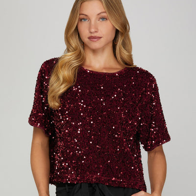 Holiday Shimmer Top