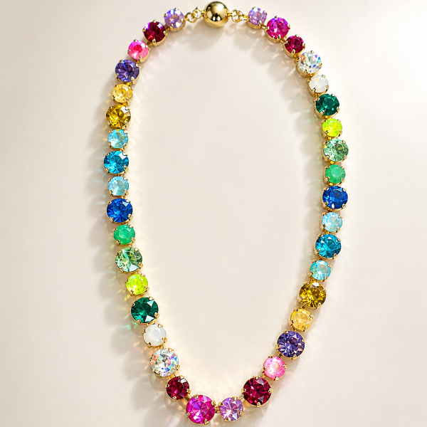 Rainbow Tennis Necklace
