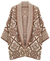 Tile Pattern Cardigan