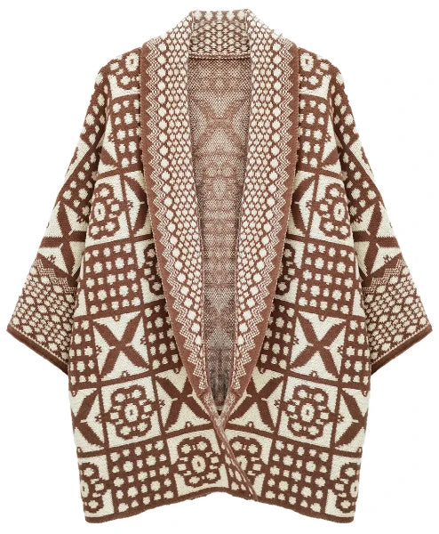 Tile Pattern Cardigan