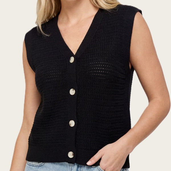 Waffle Knit Vest Top