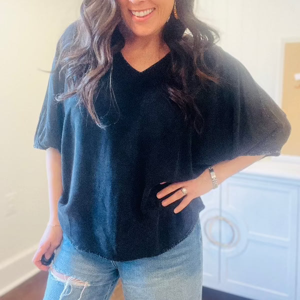 Something Easy Top - BLK