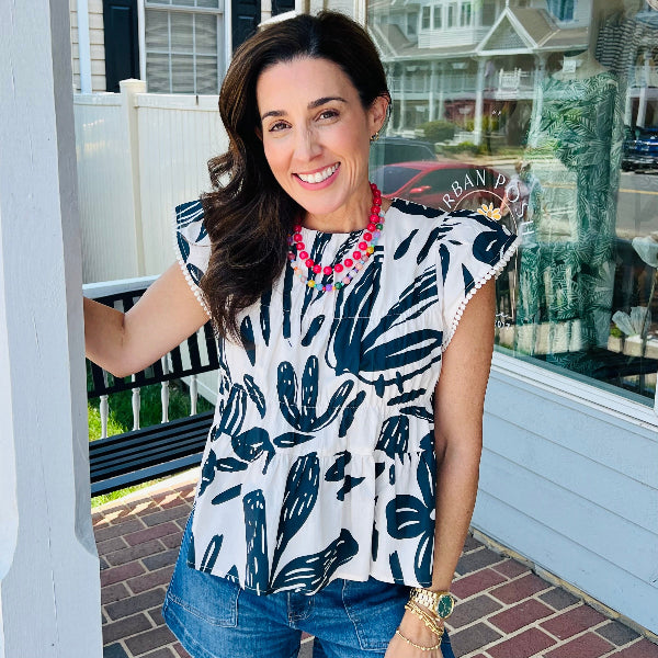 Palm Sketch Top