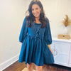 Denim Bow Dress