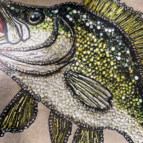 Faux Rhinestone Bass Tee