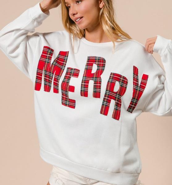 Merry Fleece Pullover