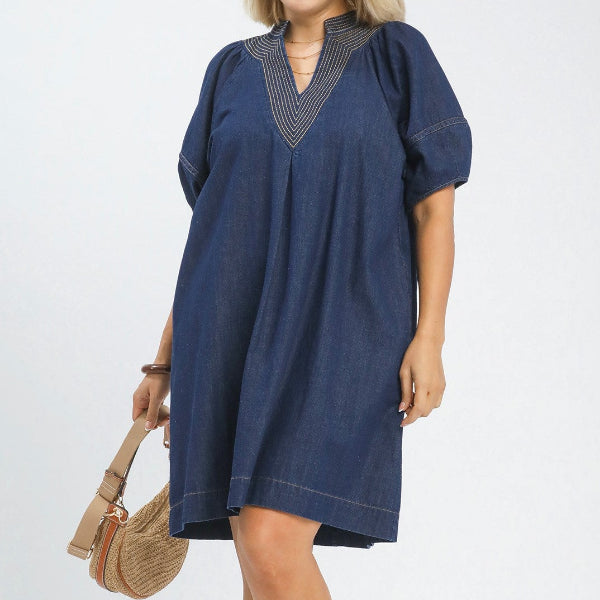 The Margot Denim Dress