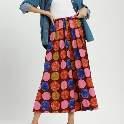 Dot Wide Leg Pants