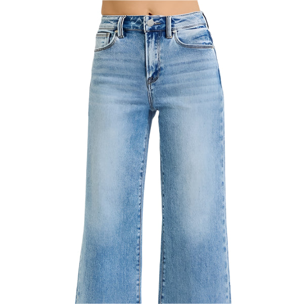 Risen Jeans High Rise-Crop Wide Jean