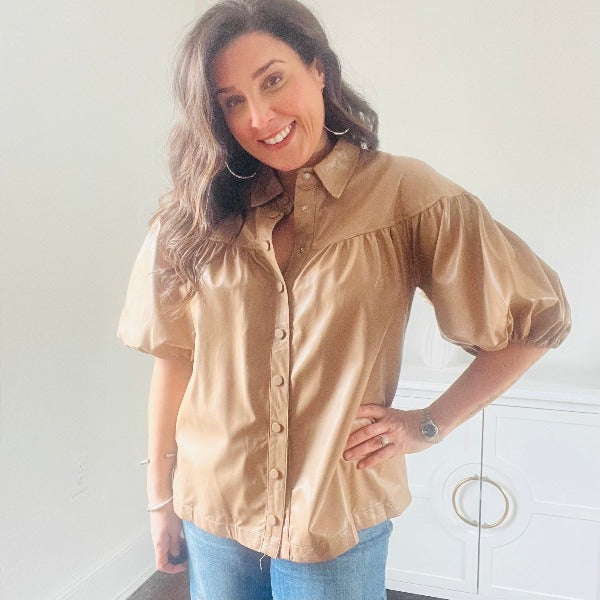 Modern Faux Real Top