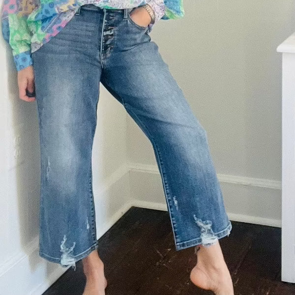 JB HW Crop Wide Leg Denim
