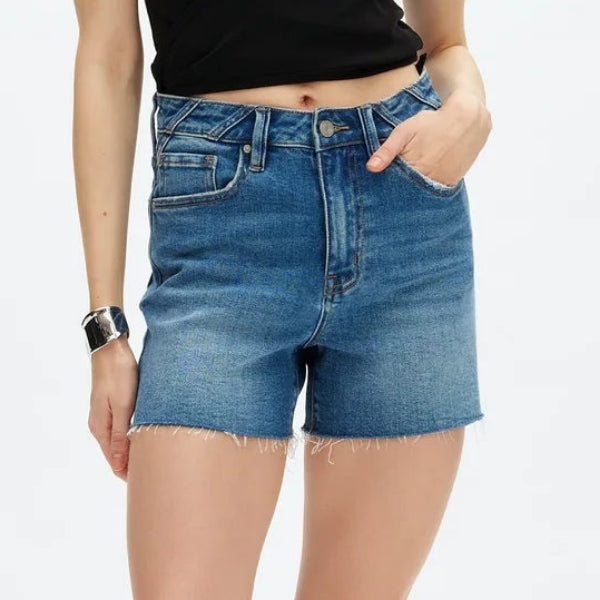 Bayeas Diagonal Denim Short