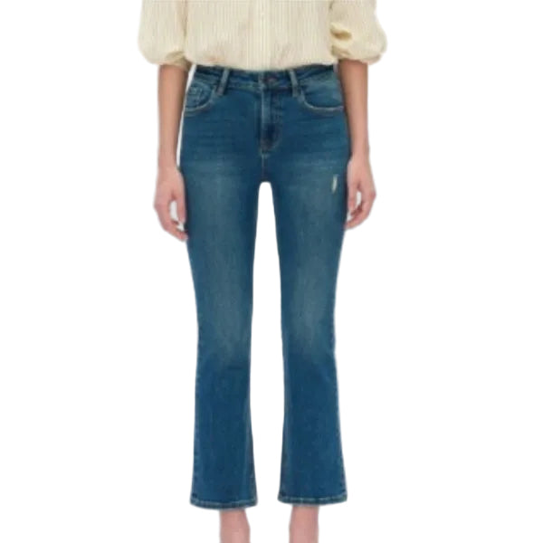 Bayeas High Rise Crop Flare