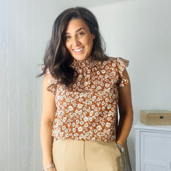Intro to Fall Floral Blouse