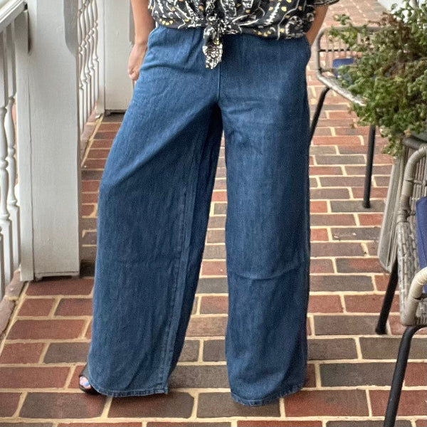 BAYEAS ULTRA HIGH RISE WIDE LEG DENIM