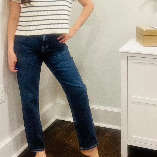 Mica HW Straight Leg Denim