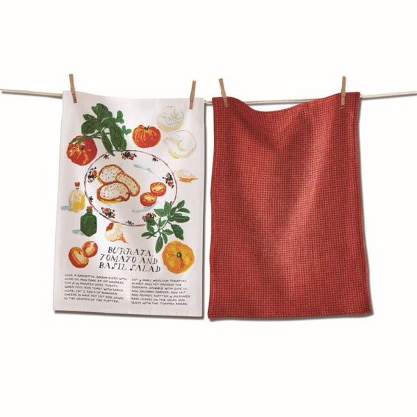 Burrata Salad Tea Towel Set