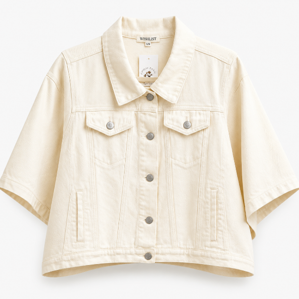 Denim Poncho Jacket