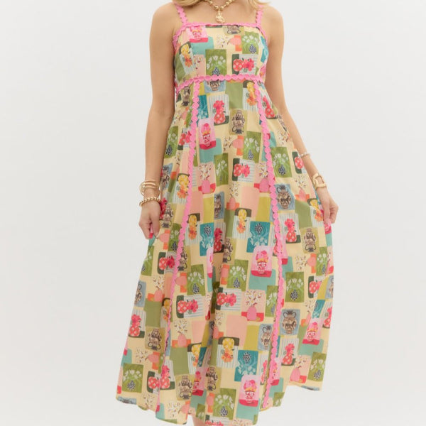 Abstract Spring Dress