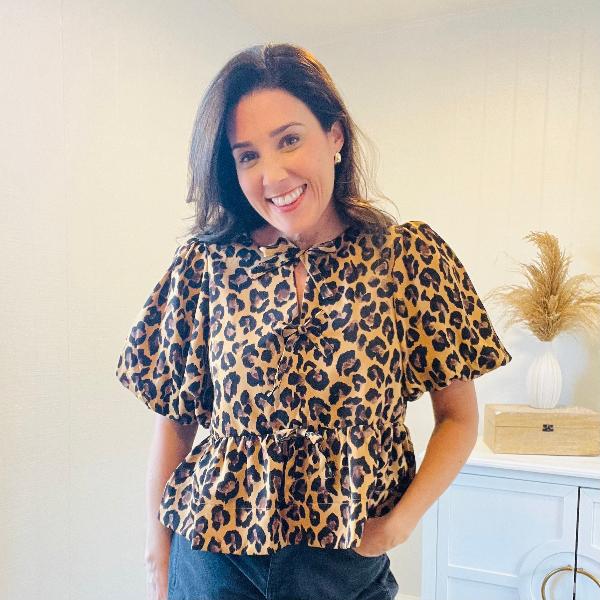 Lady Leopard Top