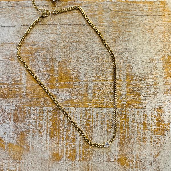 Clean Girl Crystal Necklace