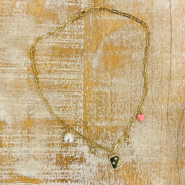 Mixed Lucky Charms Necklace