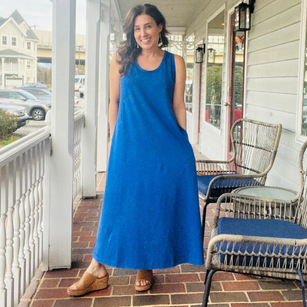 AnyTime Maxi Dress-Royal