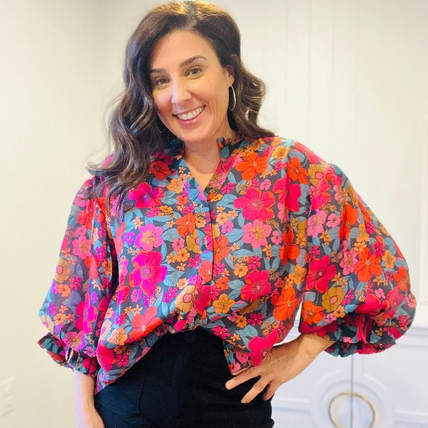 Moody Flower Top