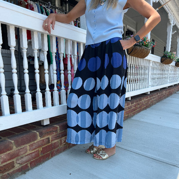 Pops of Blue Pant