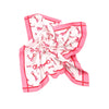 Bow Ribbon Print Silky Feel Bandana Scarf