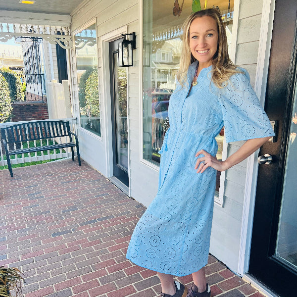 The Sarah Eyelet Dress
