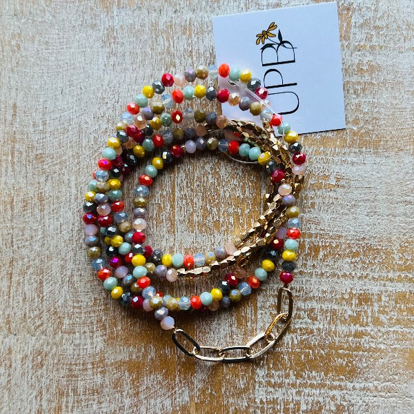 Tropical Orange Bracelet Stack