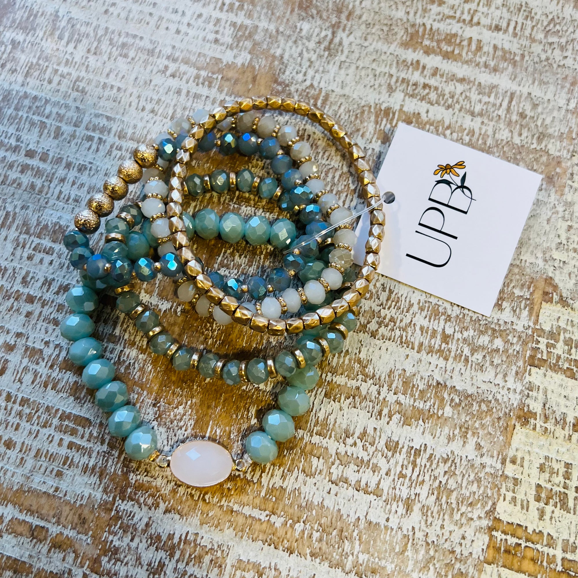 Mint Bracelet Stack