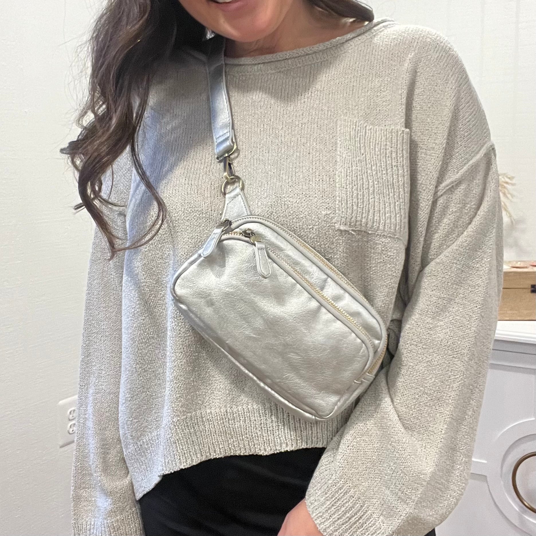 Kylie Double Zip Sling/Belt Bag