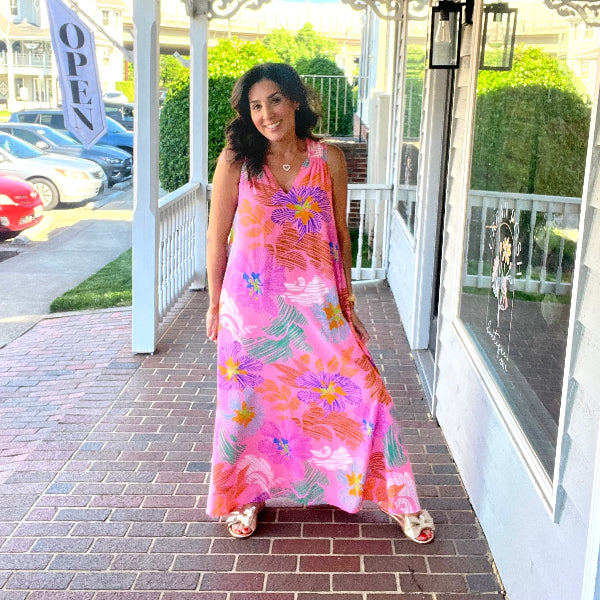 The Jolene Dress-TROPIC FRENZY