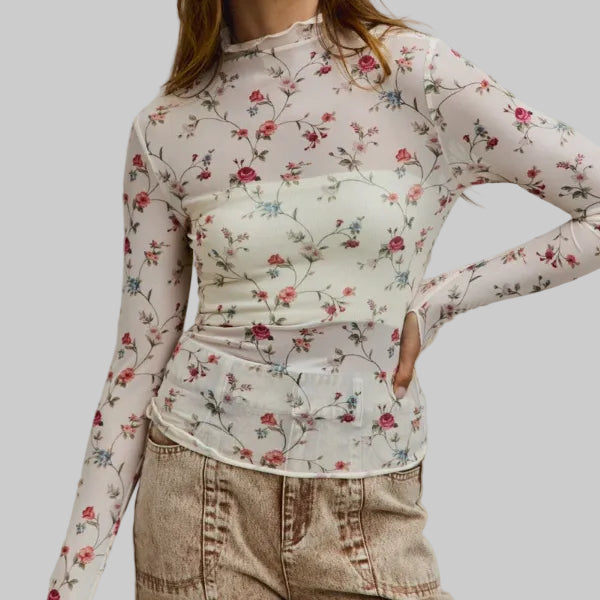 Sheer Garden Top