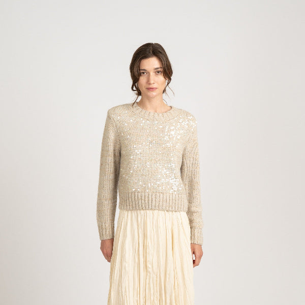 Frosted Glow Knit Sweater