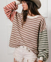 Stripey Fall Top