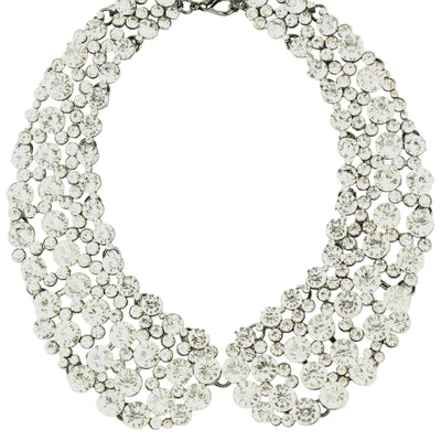 Lady Di Rhinestone Collar Necklace