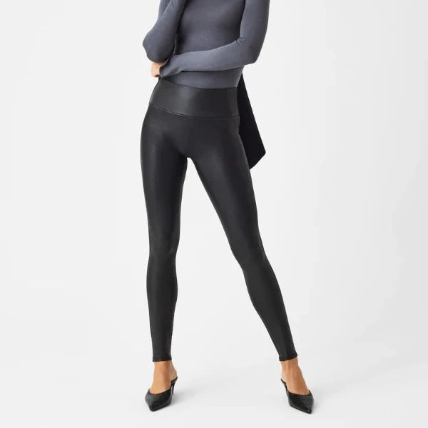 SPANX Faux Leather Legging - BLK