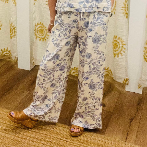 Blue Blossom Pant