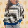 Free Striped Pullover