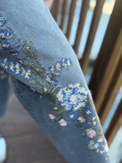 Lucy X Natura  Needlepoint Jean