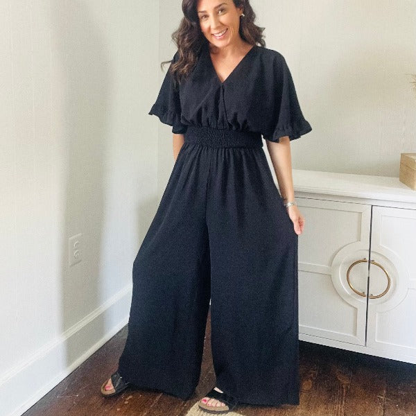 Hotty Black Jumpsuit