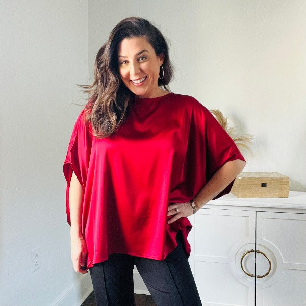 Savor Satin Top